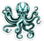 Kraken Octopus Sticker