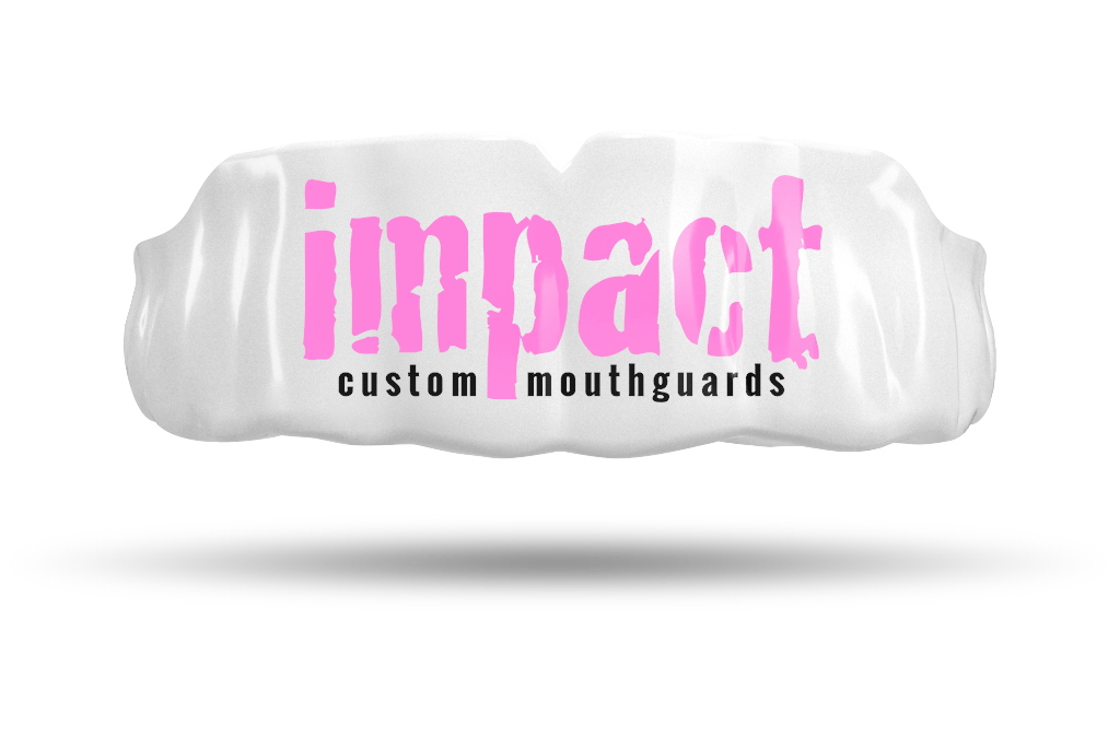 Impact Pink Logo - White