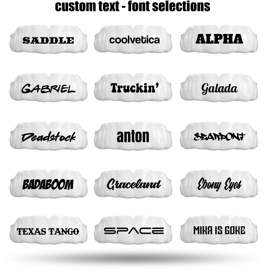 CustomFIT TEXT Mouthguard