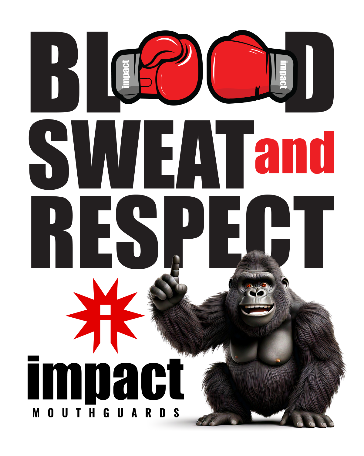 Blood Sweat Respect Sticker