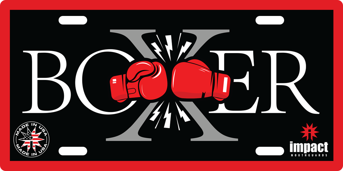 Boxer Car Tag Sticker