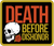 Death Before Dishonor Sticker