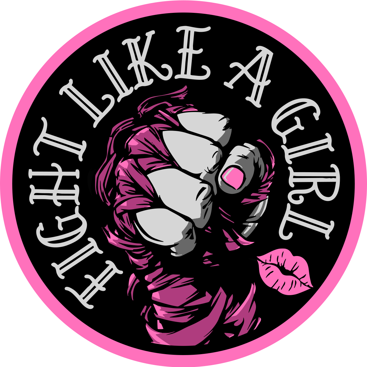 Fight Like A Girl Sticker