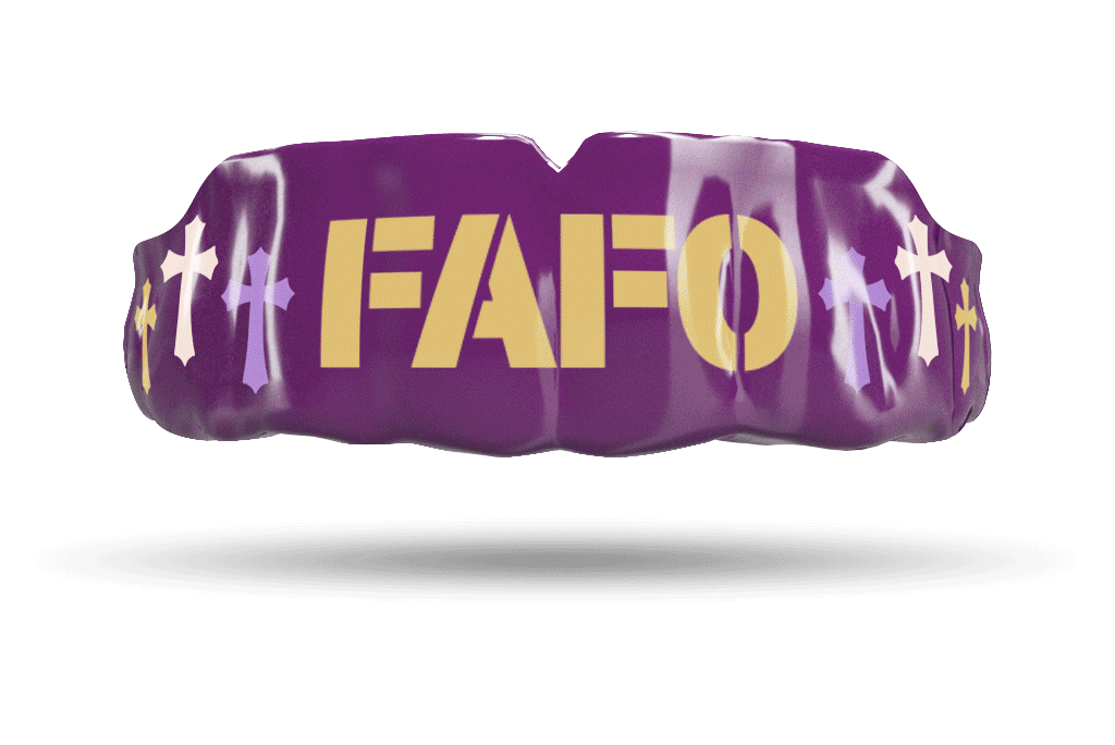 Floating Crosses + Custom Text