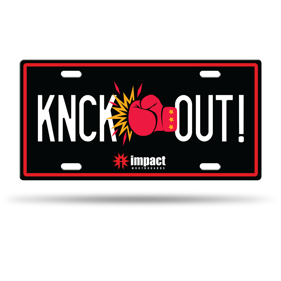KNCK OUT License Plate