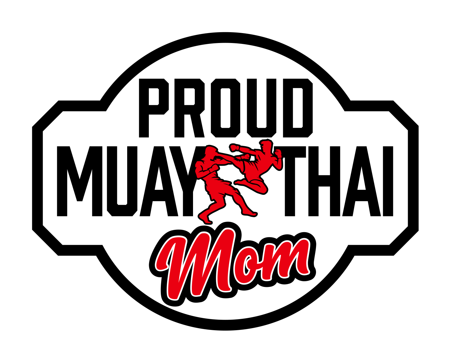 Proud Muay Thai Mom Sticker