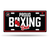 Proud Boxing Dad License Plate