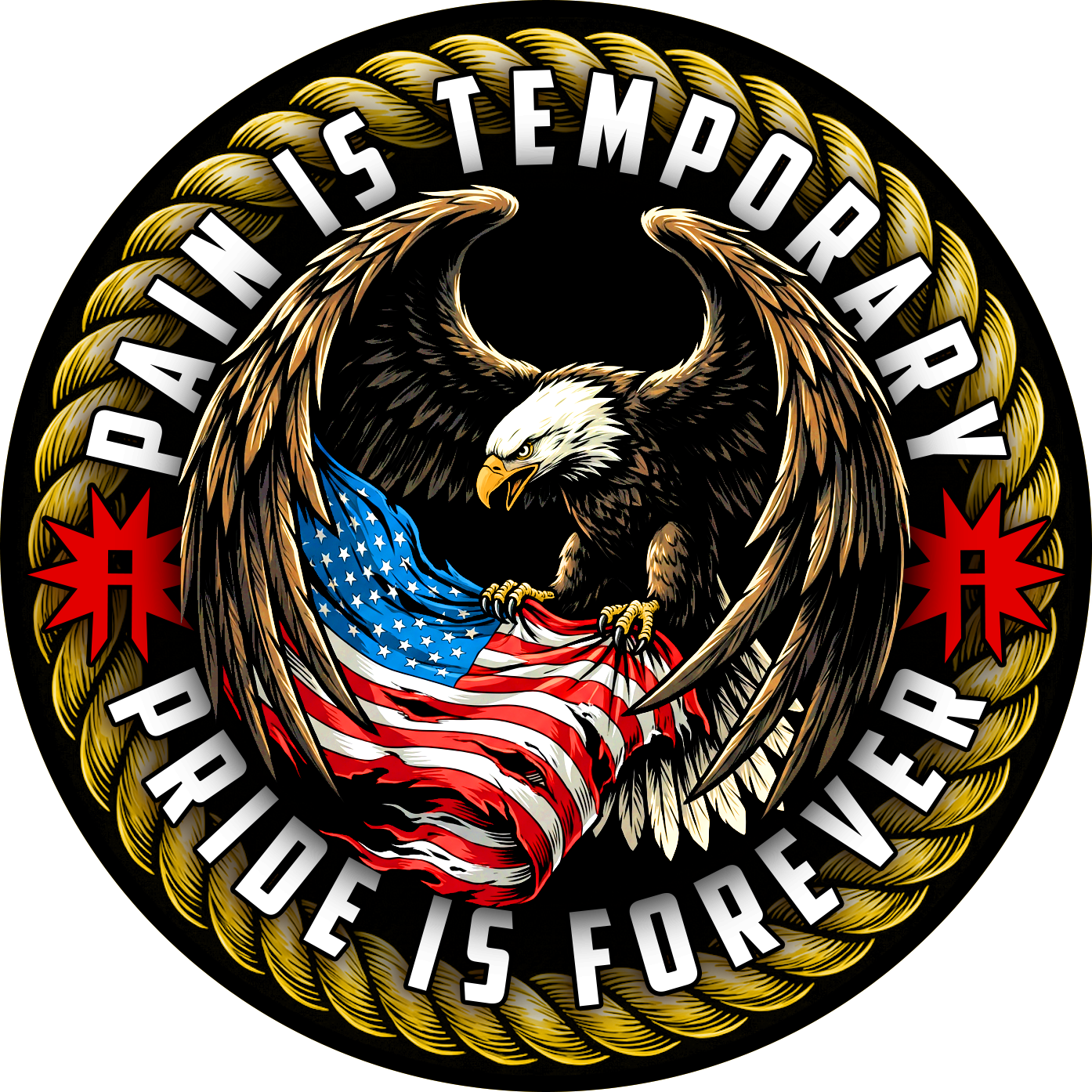 Pain Is Temporary - Pride Is Forever Sticker