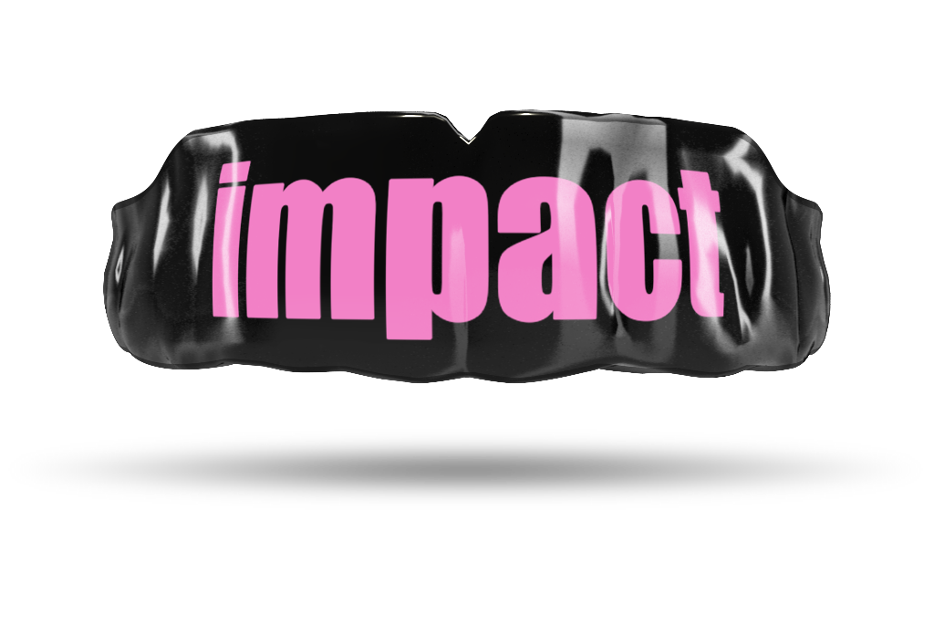 Pure Impact - Pink Logo on Black