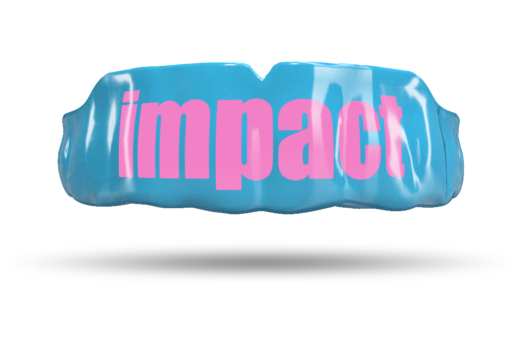 Pure Impact - Pink Logo on Skye Blue