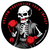 Skeleton Fighter Sticker