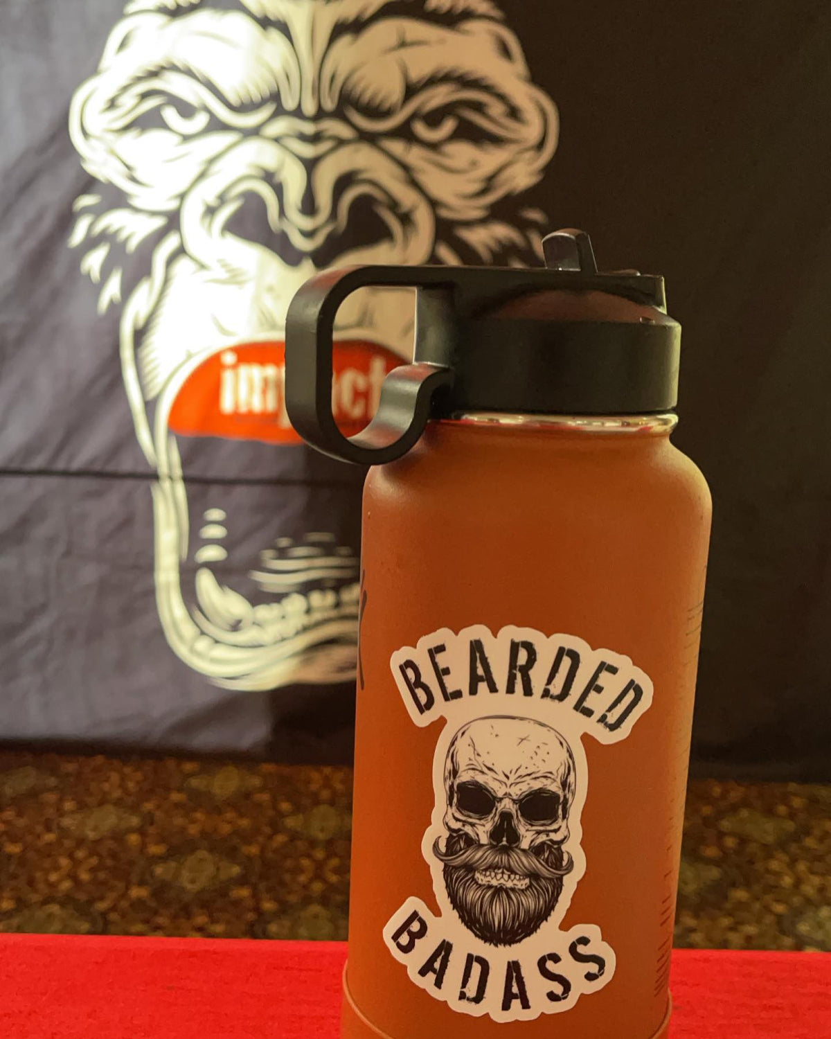 Bearded Badass Sticker