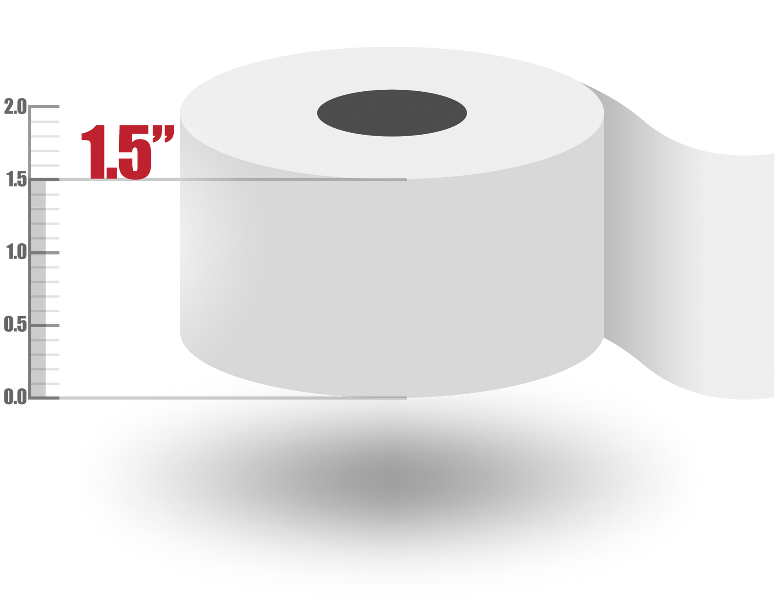 1.5" White Tape