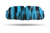 Black and Light Blue Tie Dye
