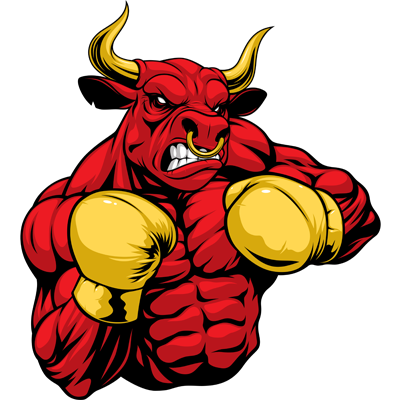 Boxing Bull Sticker