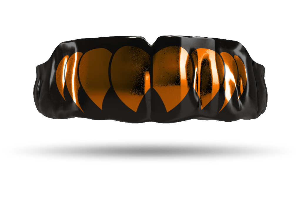 Chrome Burnt Orange Fangs (Black)