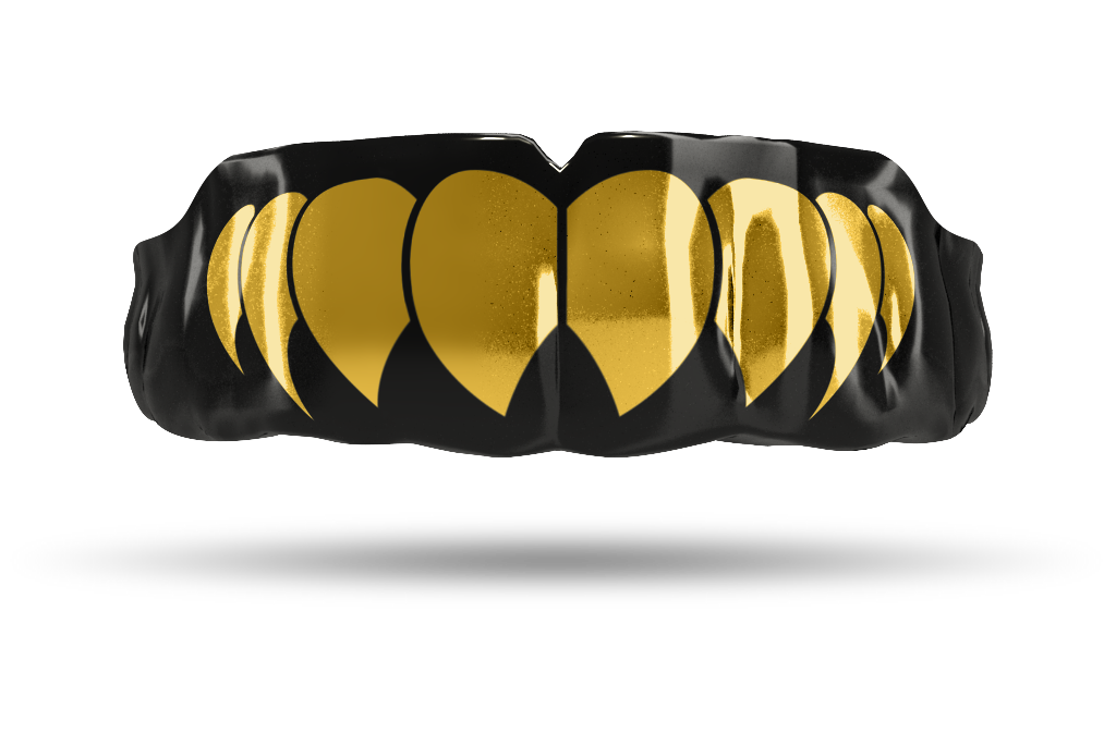 Chrome Gold Fangs (Black)