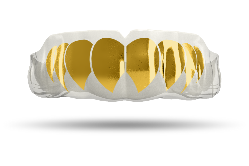 Chrome Gold Fangs (Clear)