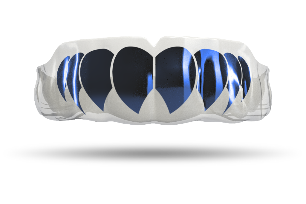 Chrome Midnight Blue Fangs (Clear)