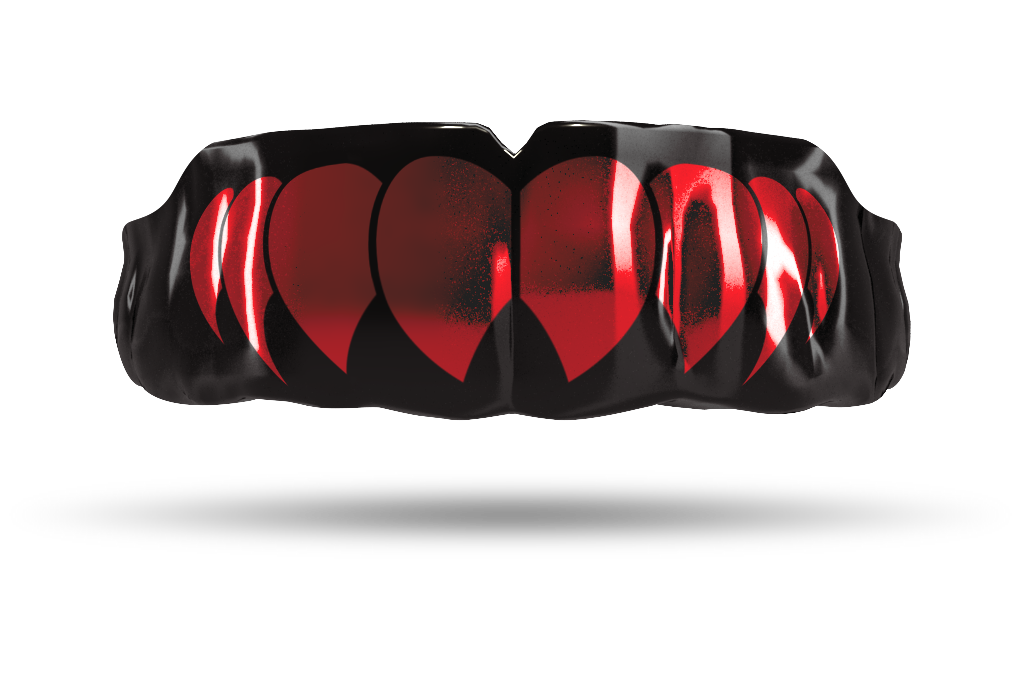 Chrome Red Fangs (Black)