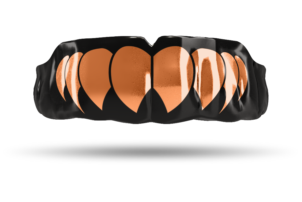 Chrome Rose Gold Fangs (Black)