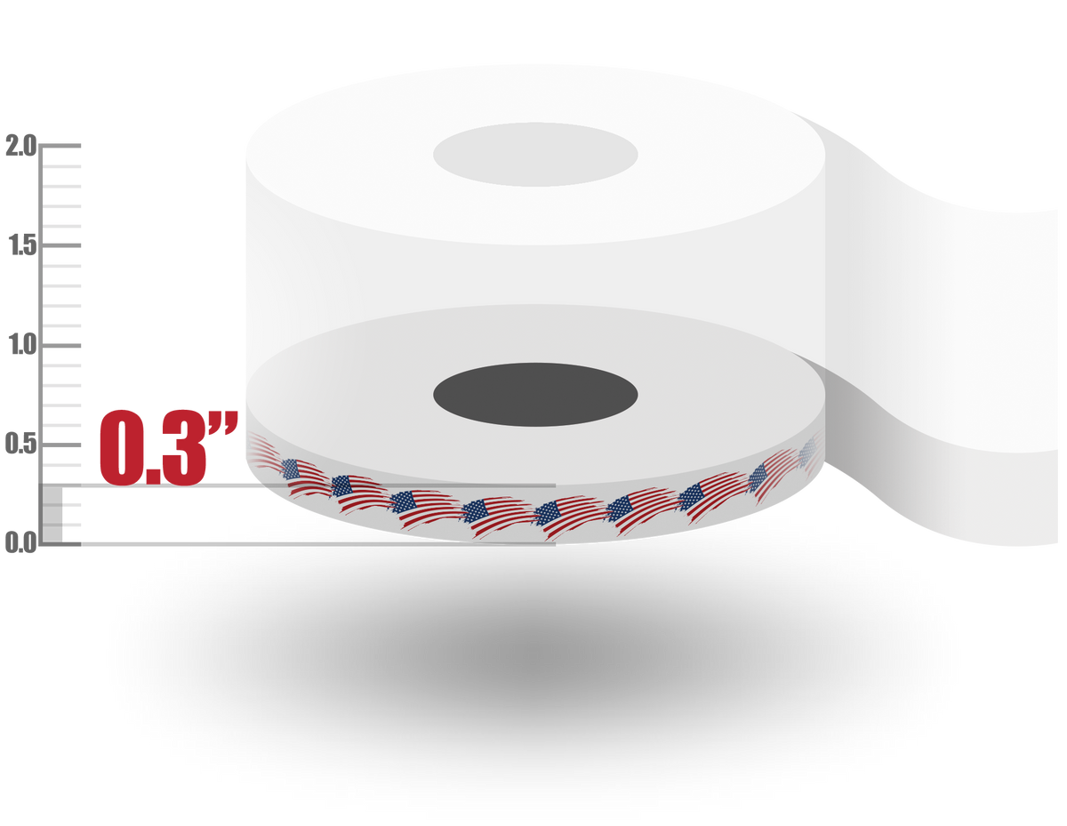 0.3&quot; American Flag Finger Tape