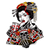 Geisha Girl Sticker