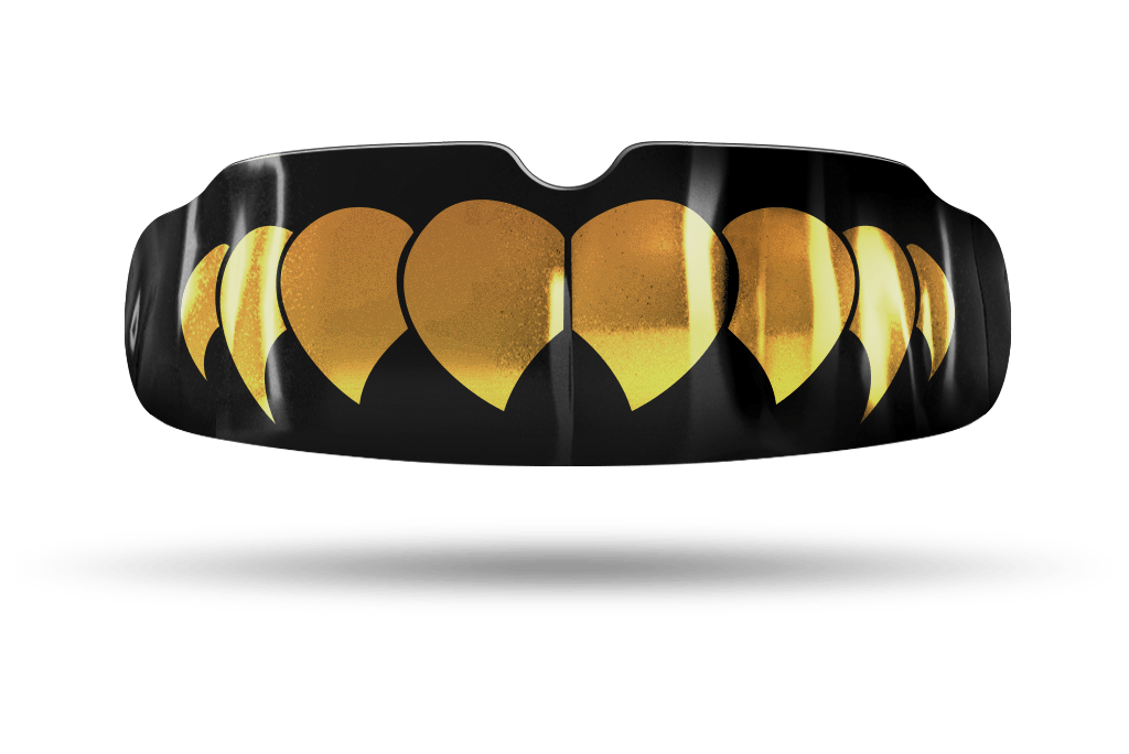 Chrome Gold Fangs (Black) QuickFIT