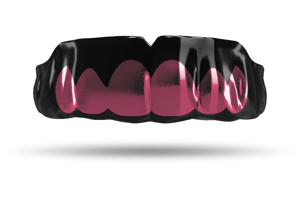 Chrome Dusty Pink Grill (Black)