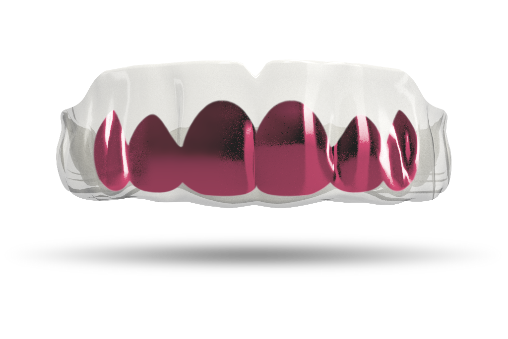Chrome Dusty Pink Grill (Clear)