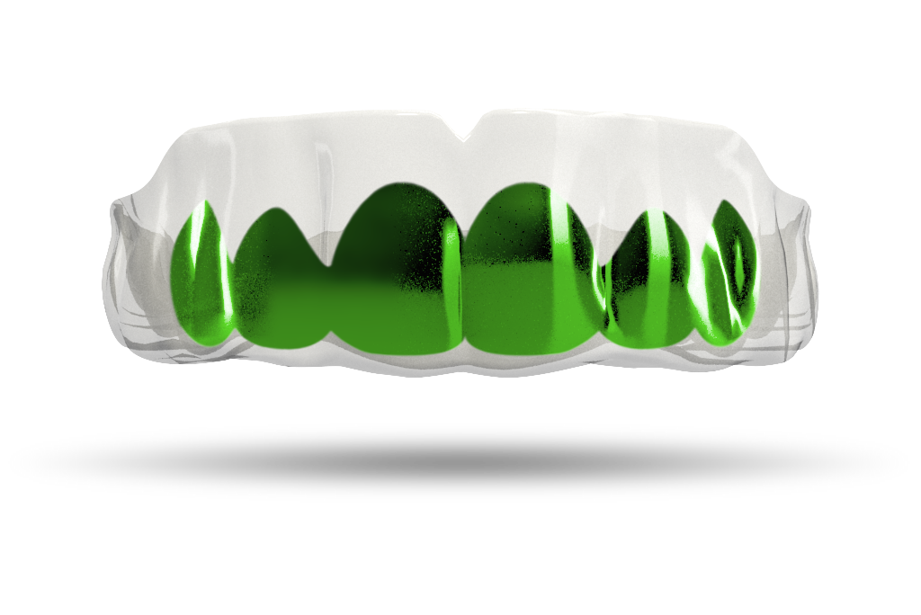 Chrome Emerald Green Grill (Clear)