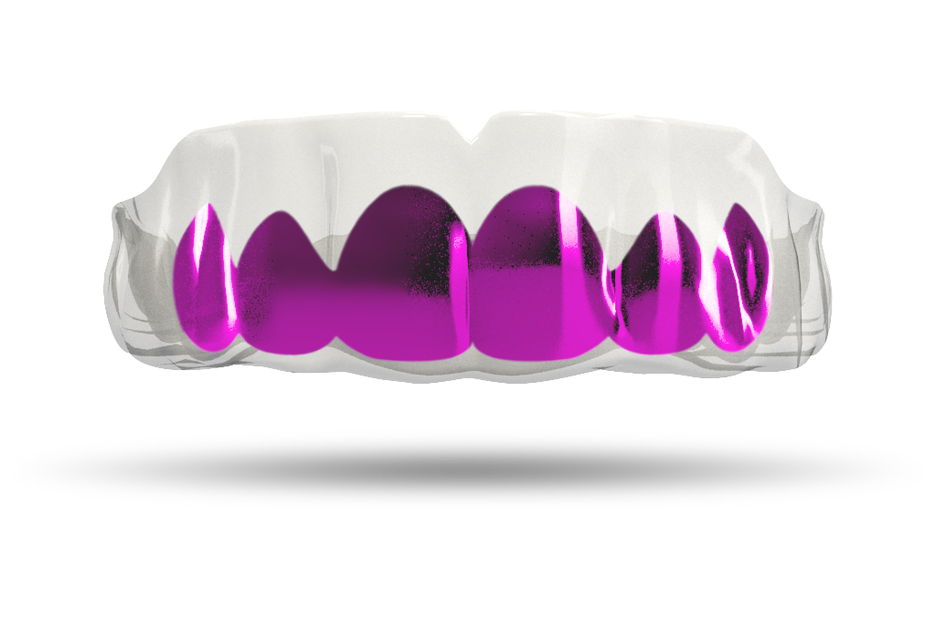 Chrome Fuchsia Grill (Clear)