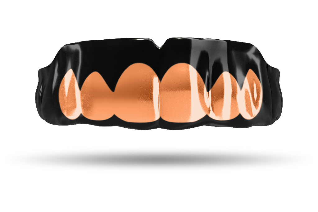 Chrome Rose Gold Grill (Black)