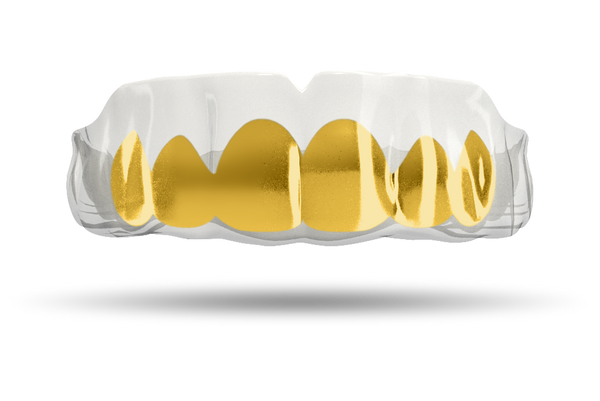 Chrome Gold Grill (Clear) - Impact Mouthguards