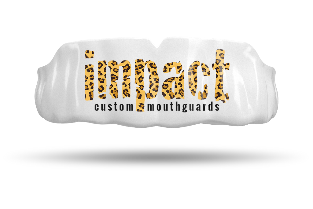 Impact Leopard Logo - White
