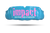 Impact Pink Logo - Light Blue