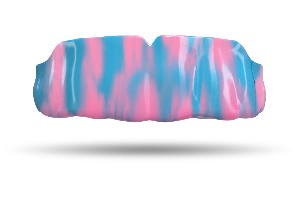Pink and Light Blue Tie Dye