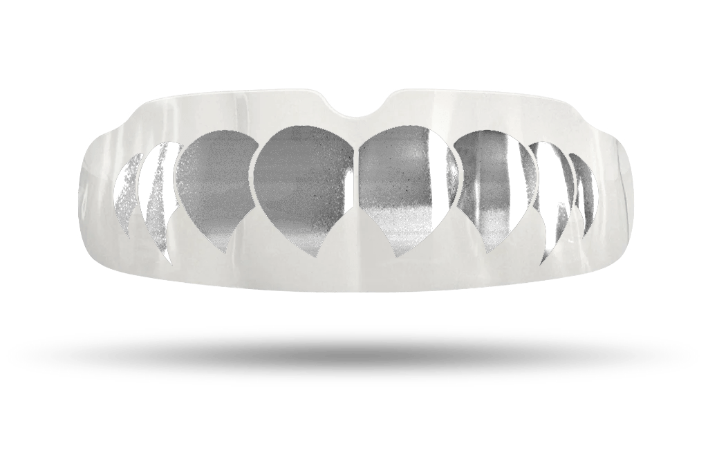 Silver Chrome Fangs (Clear) QuickFIT