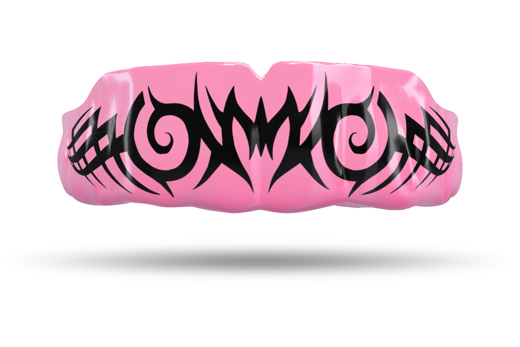 Black Tribal On Pink