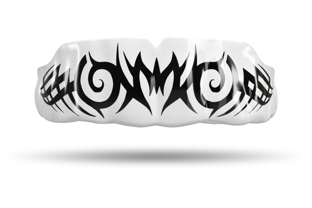 Black Tribal On White