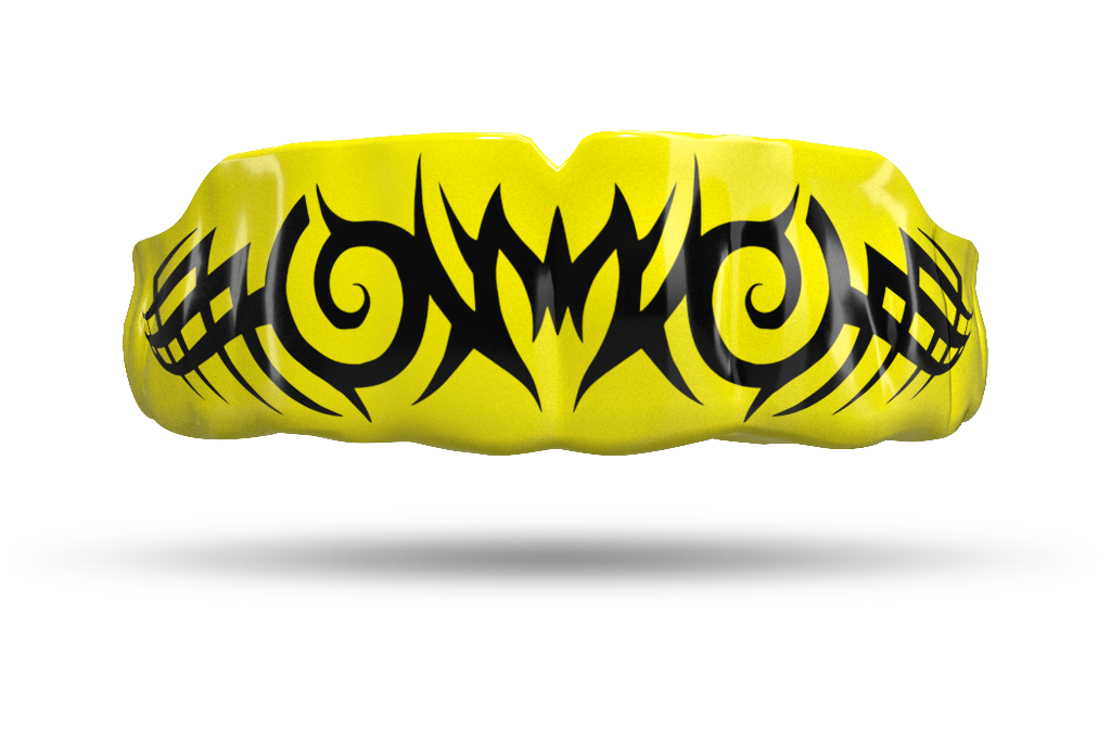 Black Tribal On Yellow