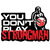 You Don't Play Strongman Sticker