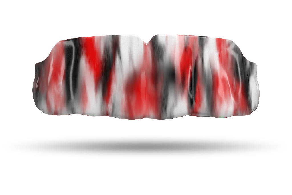 Red, White and Black Tie Dye