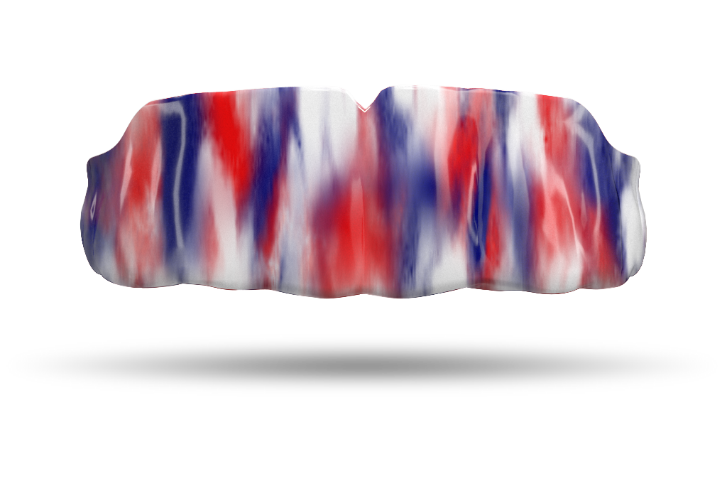 Red, White and Blue Tie Dye