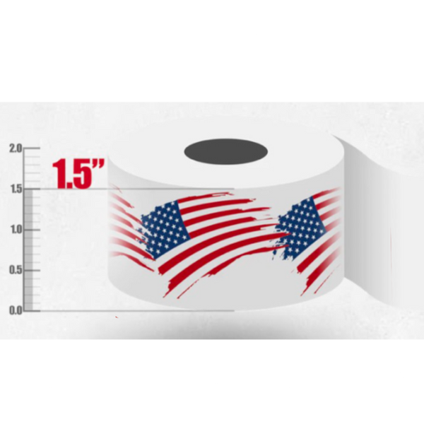 1.5" American Flag Tape Impact Mouthguards